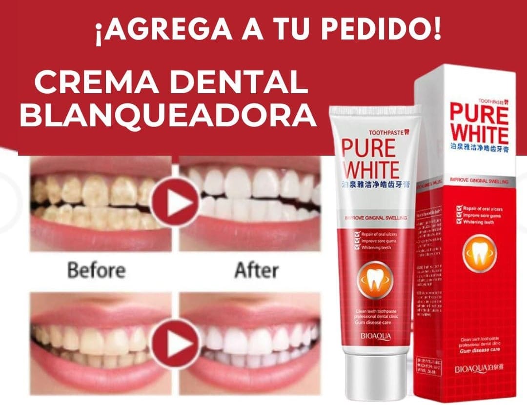 CREMA DENTAL BLANQUEADORA
