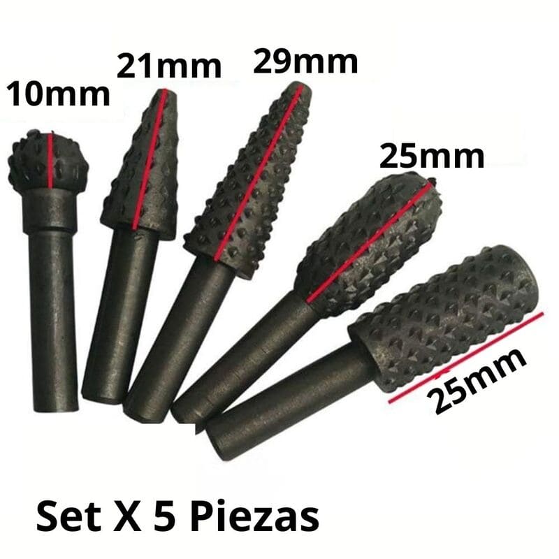 2 SETS DE BROCAS PARA PULIR MADERA